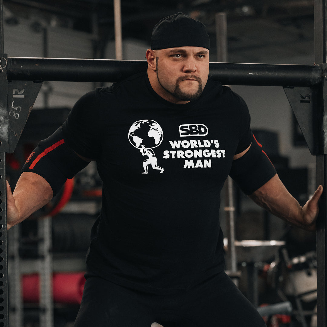 World's Strongest Man T-Shirt 2023 - Black