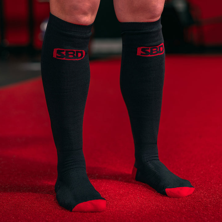 Chaussettes Deadlift - Noir &amp; Rouge (2020)