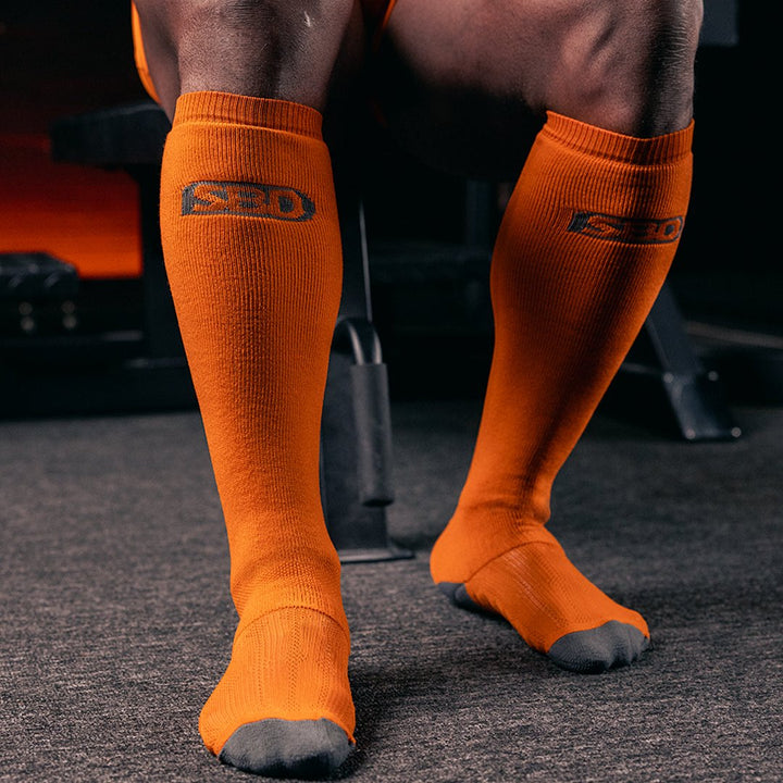 Forge Deadlift Socks - Orange