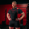 Débardeur Powerlifting Coupe Homme - Noir & Rouge