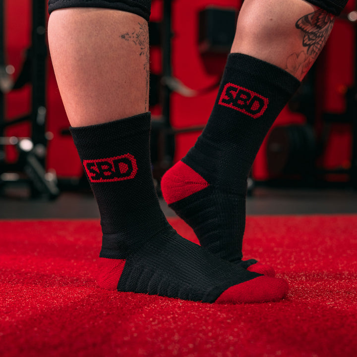 Chaussettes Sport - Noir &amp; Rouge (2020)