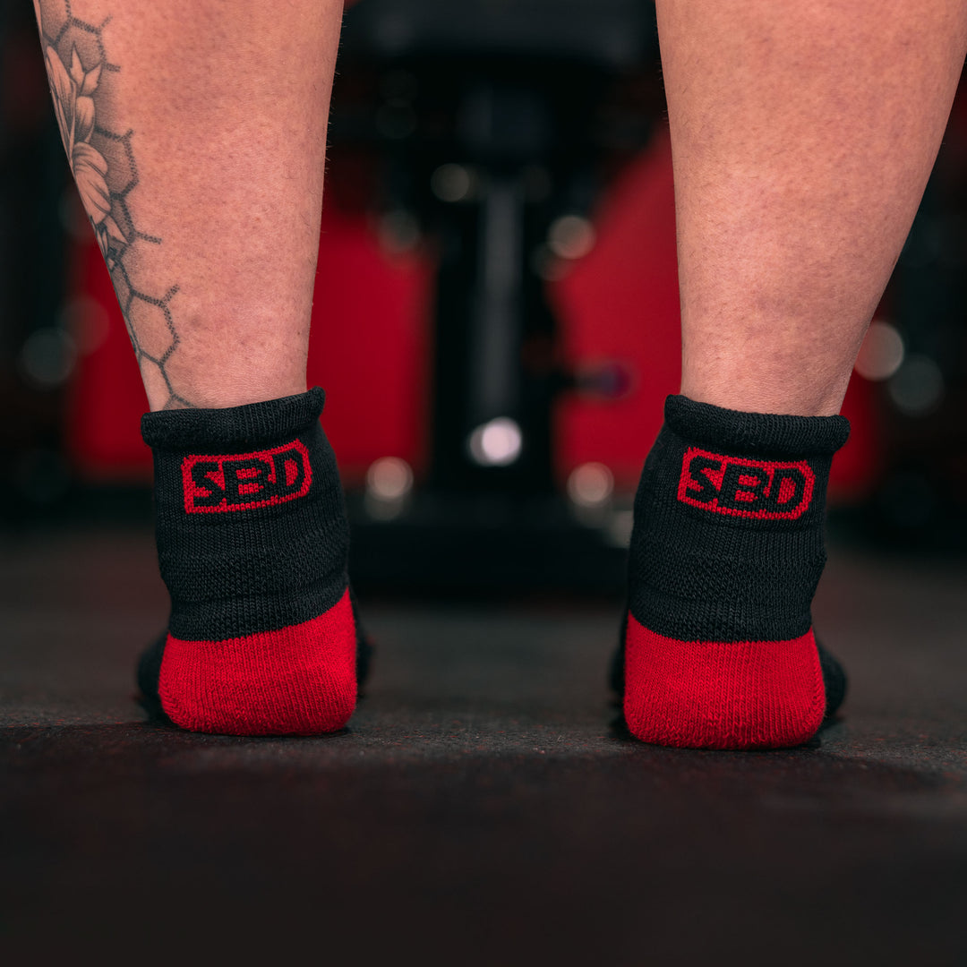 Chaussettes Trainer - Noir &amp; Rouge (2020)