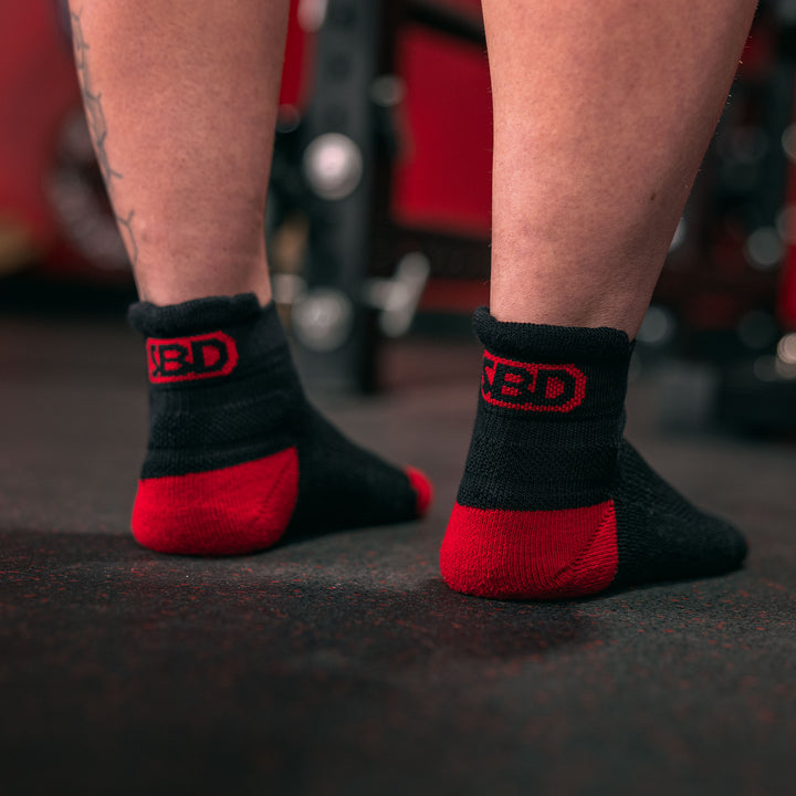 Chaussettes Trainer - Noir &amp; Rouge (2020)