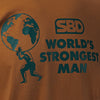 World's Strongest Man 2025 Women's T-Shirt - Rust