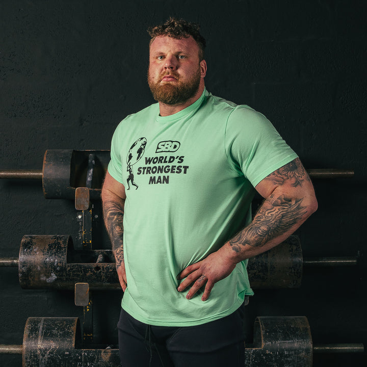 World's Strongest Man 2026 Men's T-Shirt - Mint