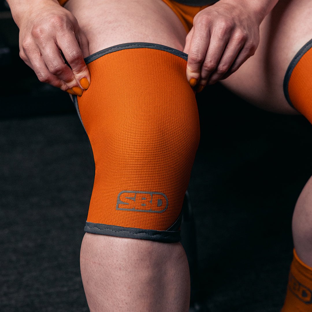 Forge Weightlifting Knee Sleeves - Orange