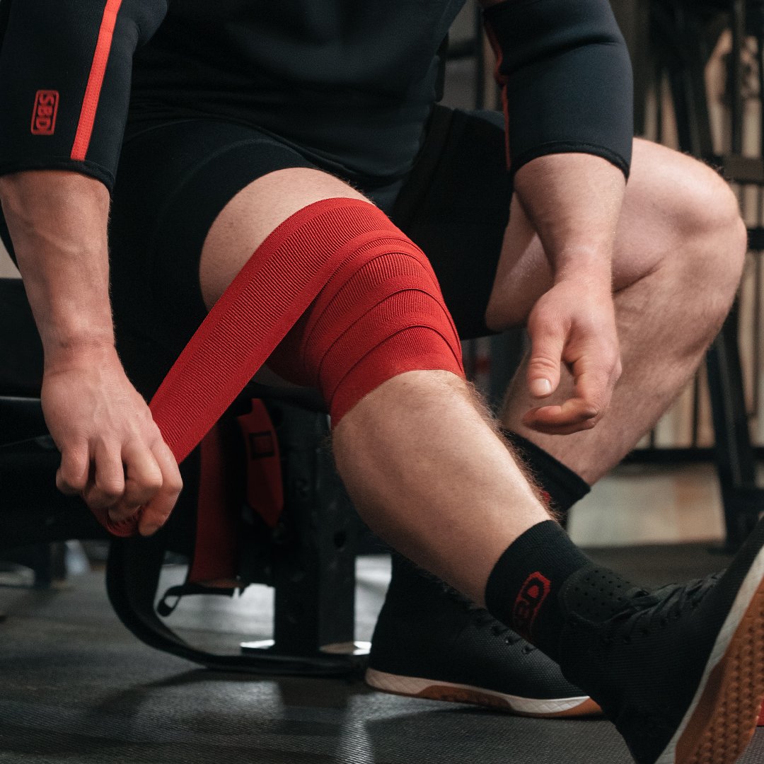 Knee Wraps - Red - Training