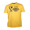 T-shirt Homme le plus fort du monde 2021 - Jaune lever du soleil